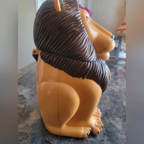 SOLDntage 1999 The Original Tiger Cookie Jar Roaring Talking Lion Working - Picture 7 of 10
